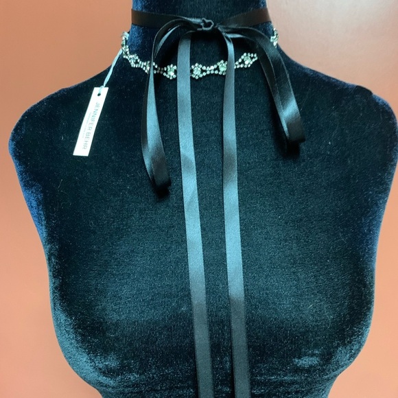 OOAK Jennifer Behr Brooklyn,1 Of A Kind Crystal Bridal Sash, Choker, Hair/ Belt - Picture 6 of 17